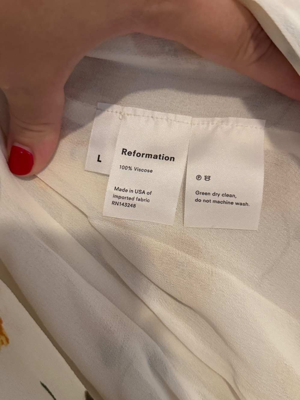 Floral Wrap Midi Dress in Cream and Yellow - Picture 5 of 7